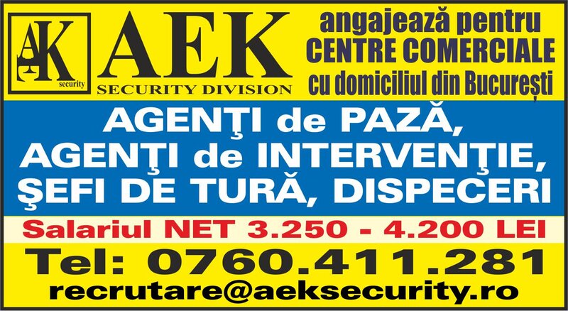 Agenti paza, interventie, sefi de tura, dispeceri.